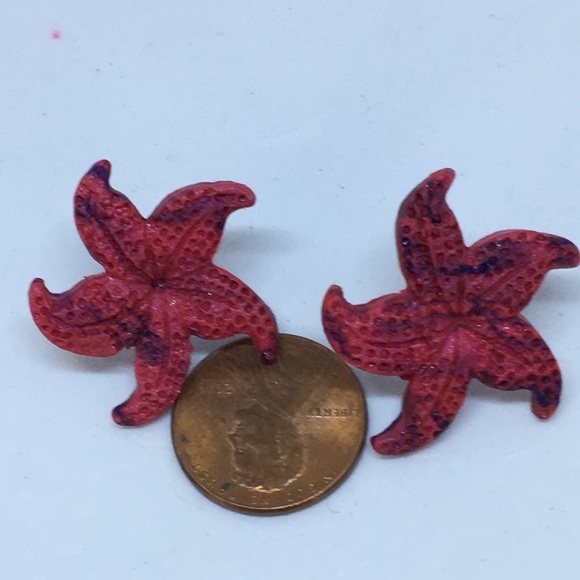 Unique Handmade Polymer Clay Post Earrings - Picture 5 of 8